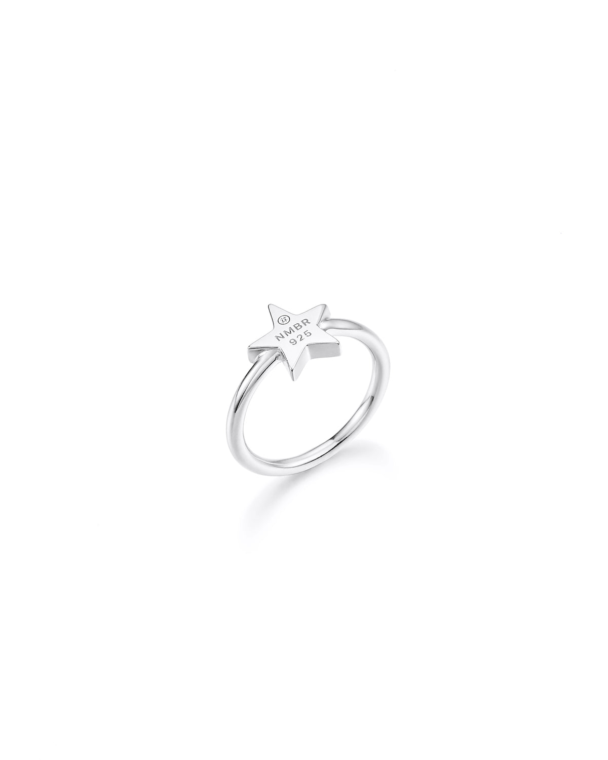Numbering - Logo Engraved Star Ring #7411 product image 8 | TRAB K-Fashion Australia