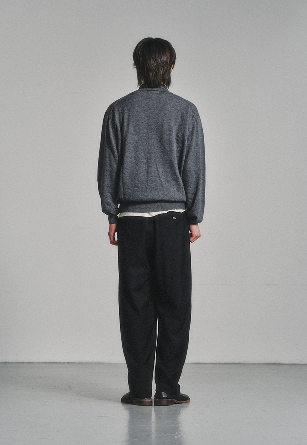 Art if acts - High Collar Cardigan (Stone) product image 4 | TRAB K-Fashion Australia