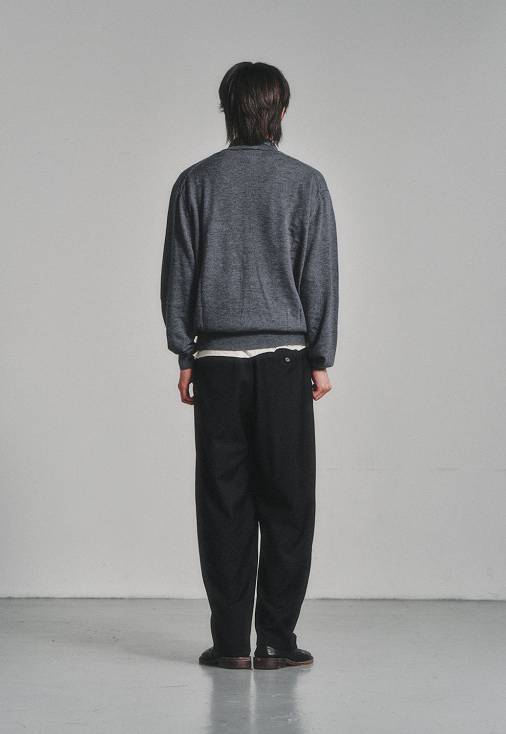 Art if acts - High Collar Cardigan (Stone) product image 4 | TRAB K-Fashion Australia