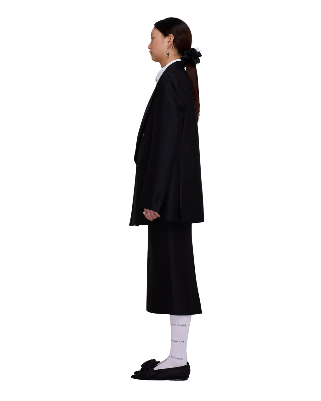 Kimhe Kim - Wool-Silk Tuxedo Jacket (Black) product image 9 | TRAB K-Fashion Australia