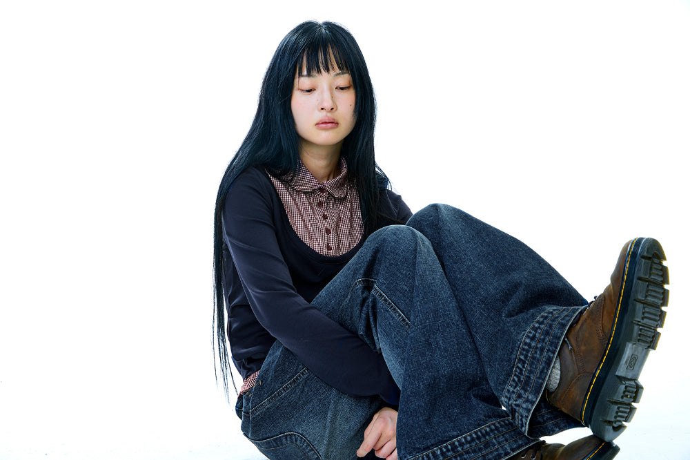 Coyseio - Deep Denim Pants (Navy) product image 14 | TRAB K-Fashion Australia