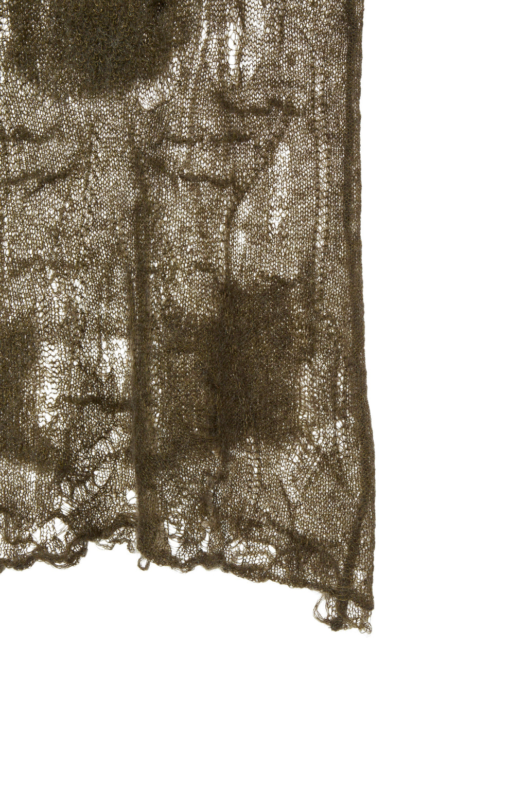 Deinet - Distressed Knit Vest (Khaki) product image 5 | TRAB K-Fashion Australia