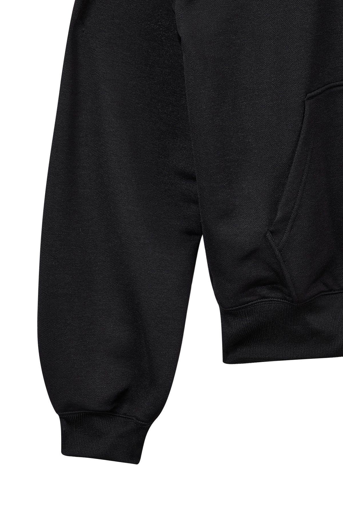 Matin Kim - Back Logo Glitter Hoody Zip Up (Black) product image 4 | TRAB K-Fashion Australia