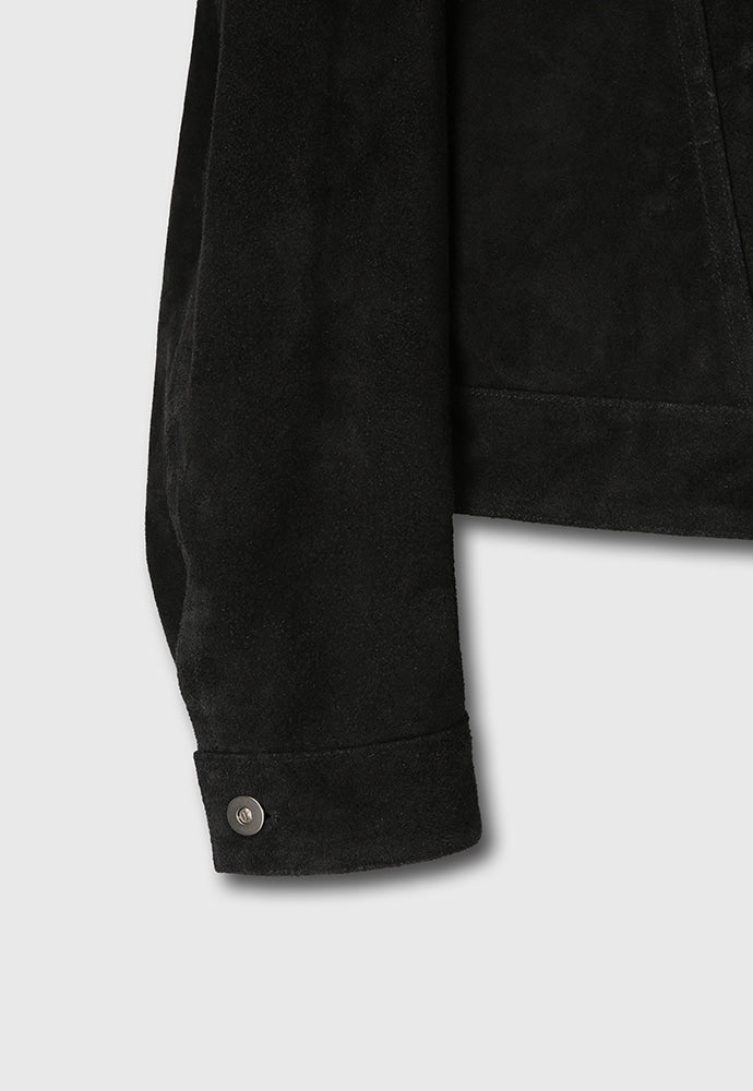 Tonywack - Suede Cropped Trucker (Black) product image 16 | TRAB K-Fashion Australia