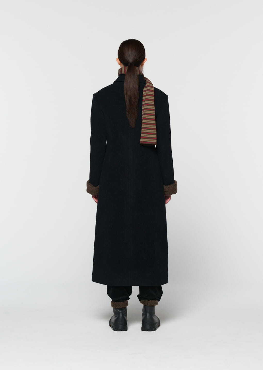 Amomento - single maxi long coat (Black) product image 4 | TRAB K-Fashion Australia