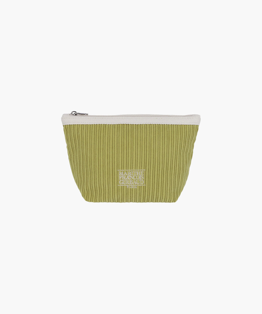 Marithe & Francois Girbaud - Classic Logo Corduroy Pouch (Olive) product image 6 | TRAB K-Fashion Australia