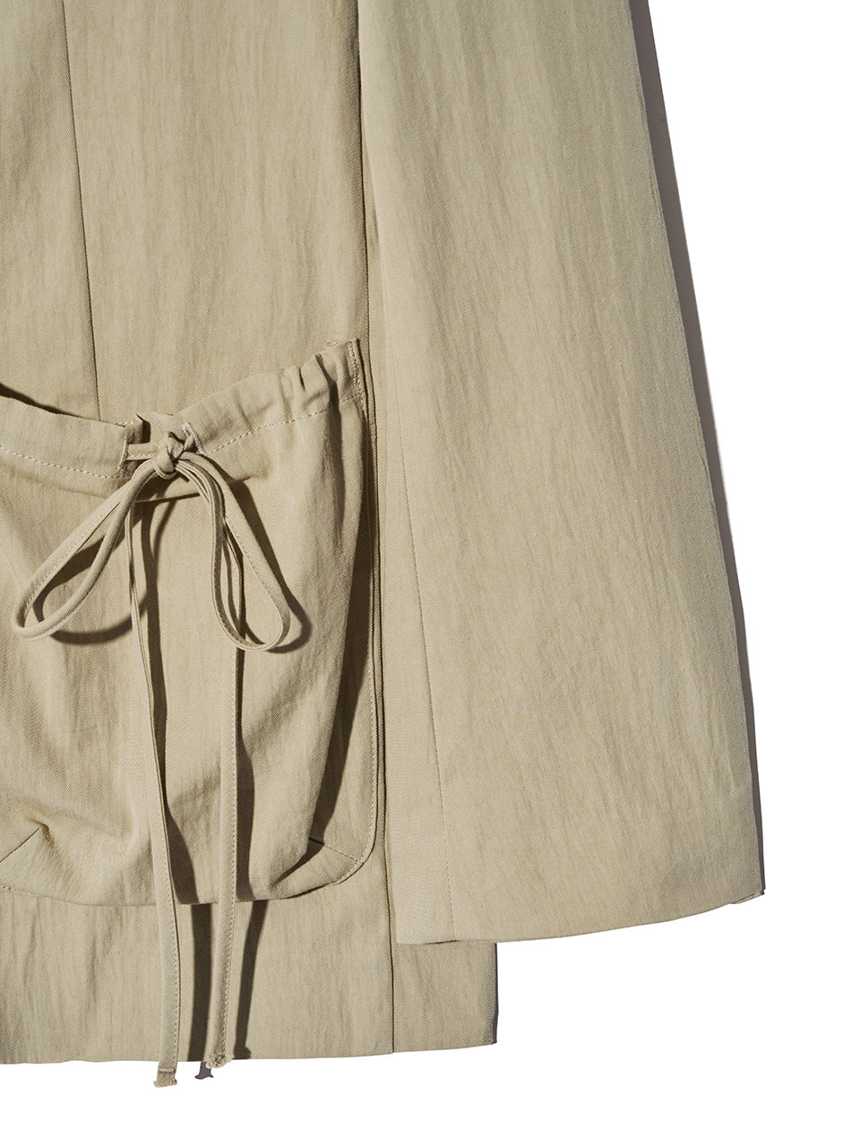 Kijun - Shirring Pocket Blazer (Beige) product image 12 | TRAB K-Fashion Australia