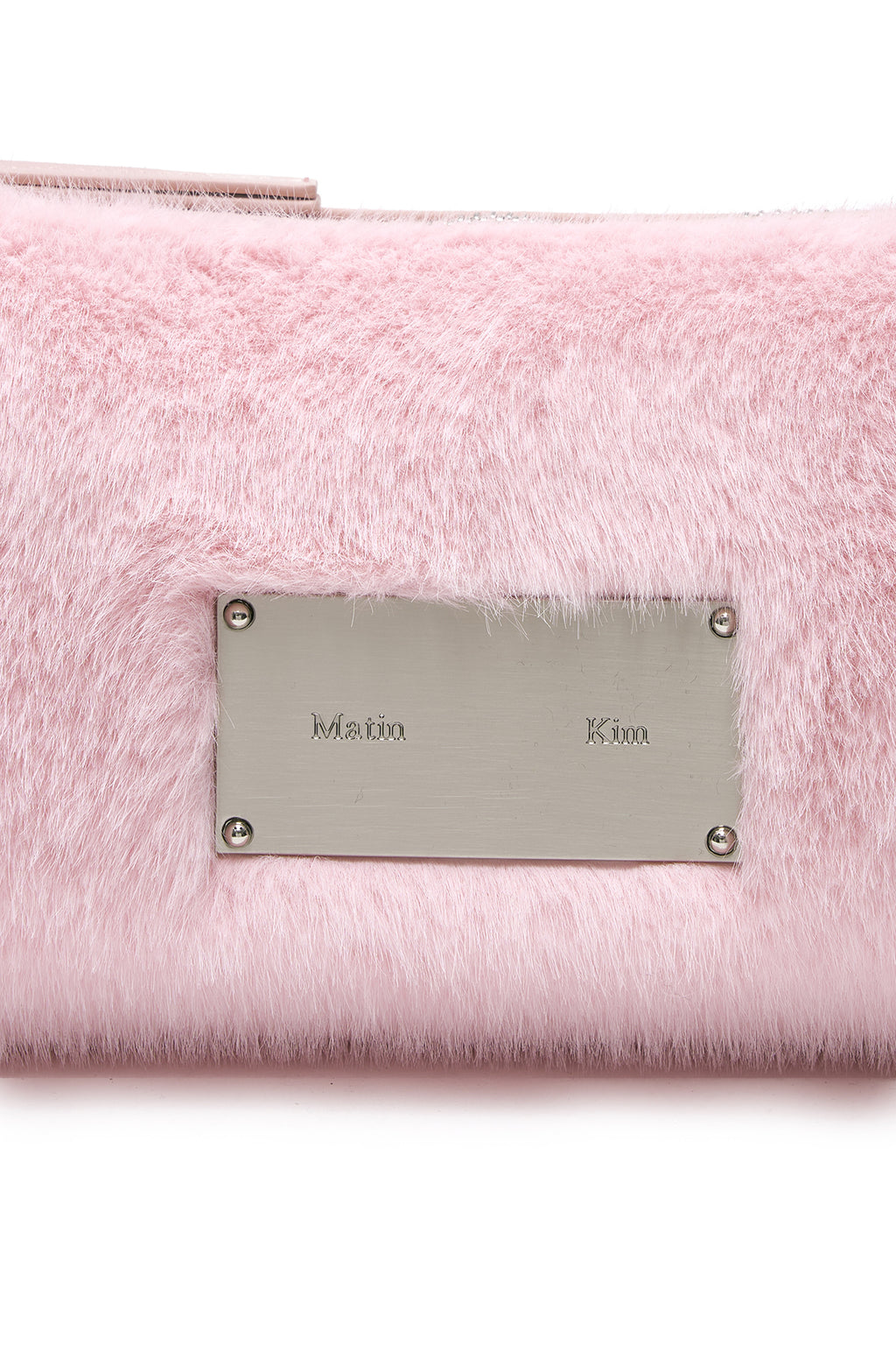 Matin Kim - Soft Fur Mini Shoulder Bag (Pink) product image 3 | TRAB K-Fashion Australia