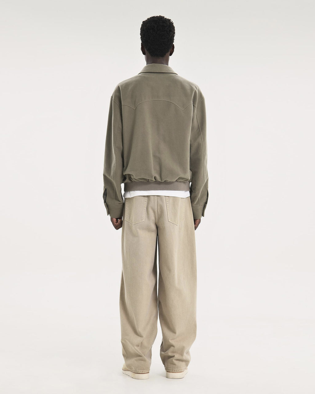 Brownyard - Moleskin Western Jacket (Olive Grey) product image 2 | TRAB K-Fashion Australia