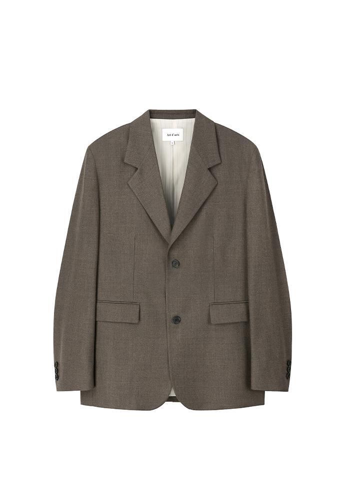 Art if acts - 2 Button Wool Blazer (Cliff Brown) product image 8 | TRAB K-Fashion Australia