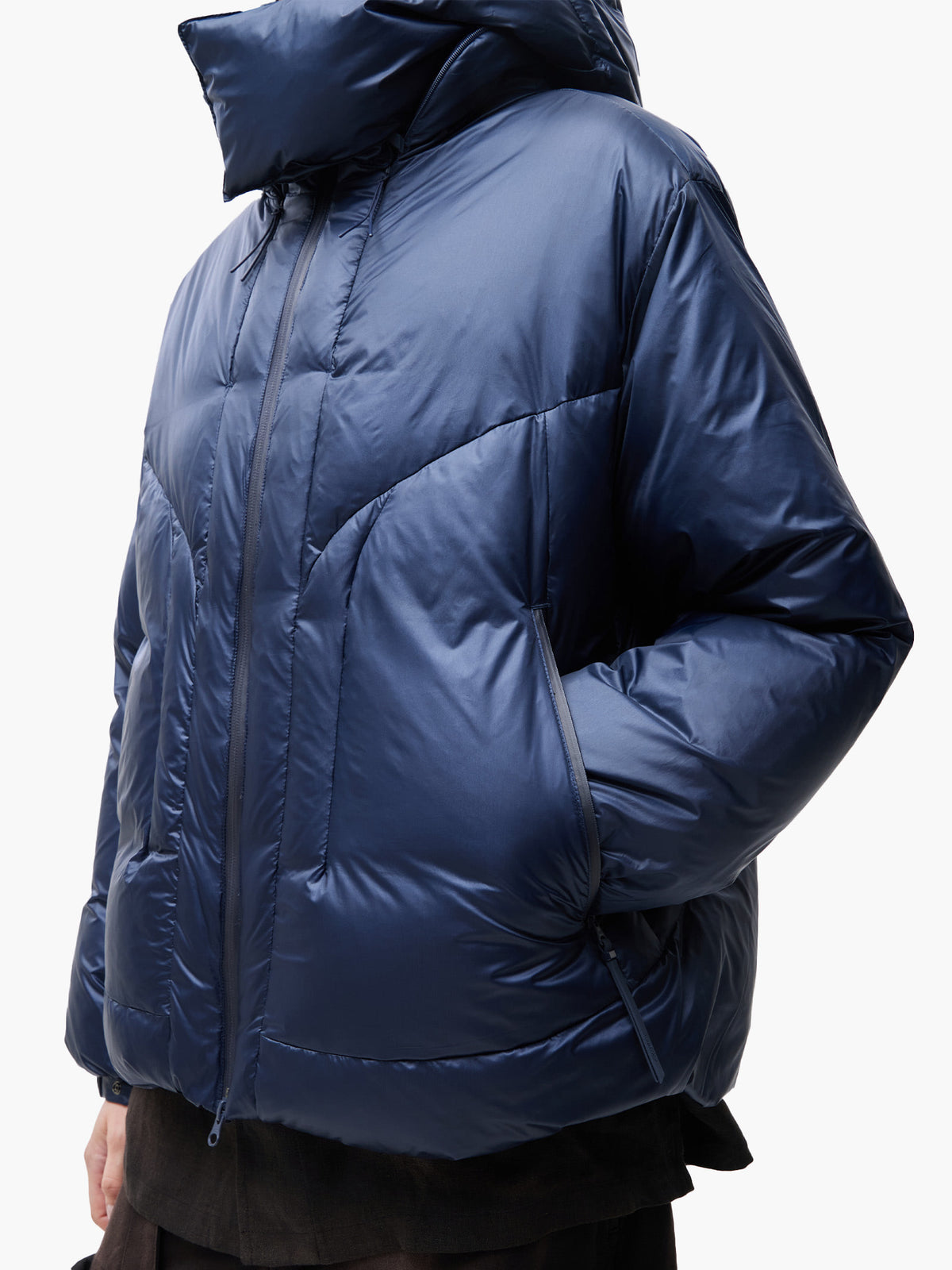 Jiyong Kim - Heavy Down Jacket (Navy) product image 6 | TRAB K-Fashion Australia