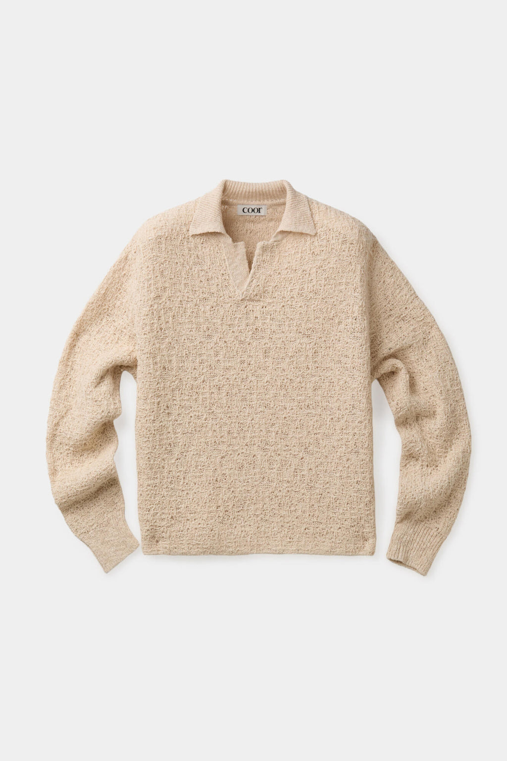 Coor - Crochet Collar Knit (Natural) product image 1 | TRAB K-Fashion Australia