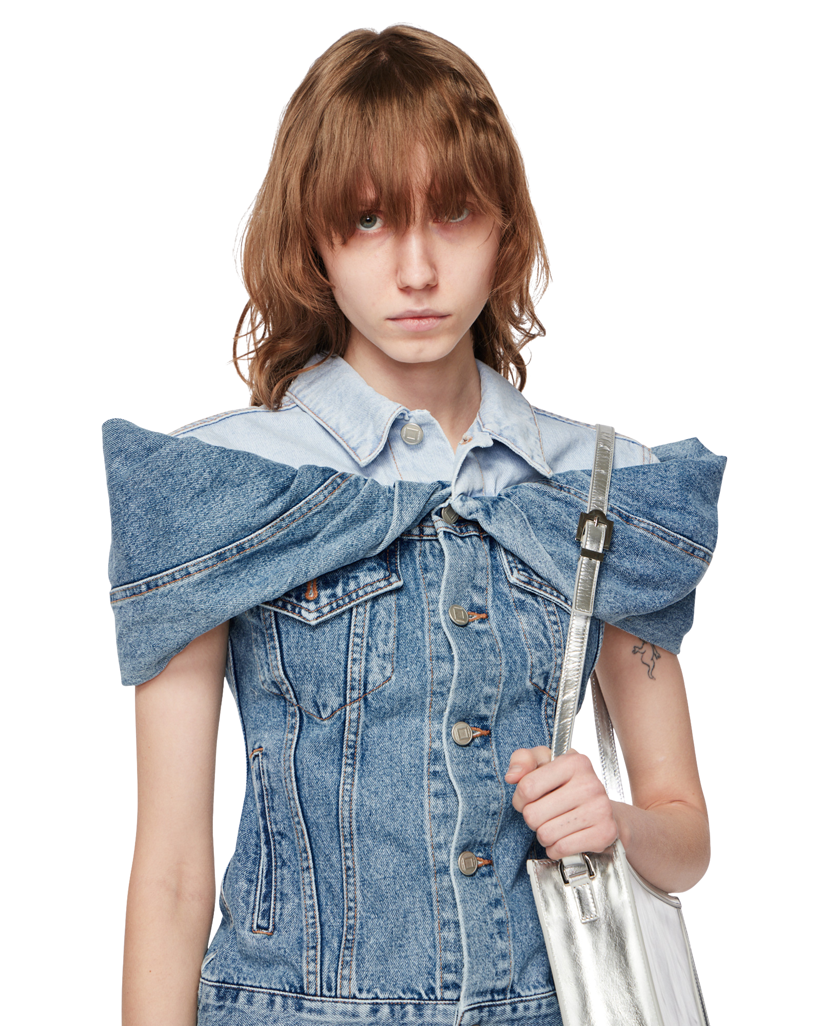 Kimhe Kim - Denim Couture Top (Blue) product image 6 | TRAB K-Fashion Australia
