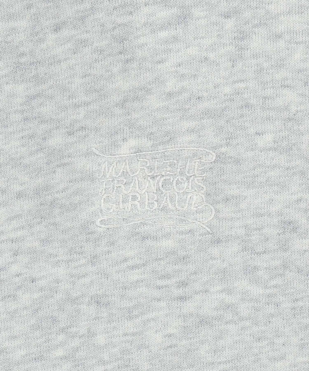 Marithe & Francois Girbaud - Drawing Classic Logo Crop Hoodie (Light Heather Gray) product image 4 | TRAB K-Fashion Australia