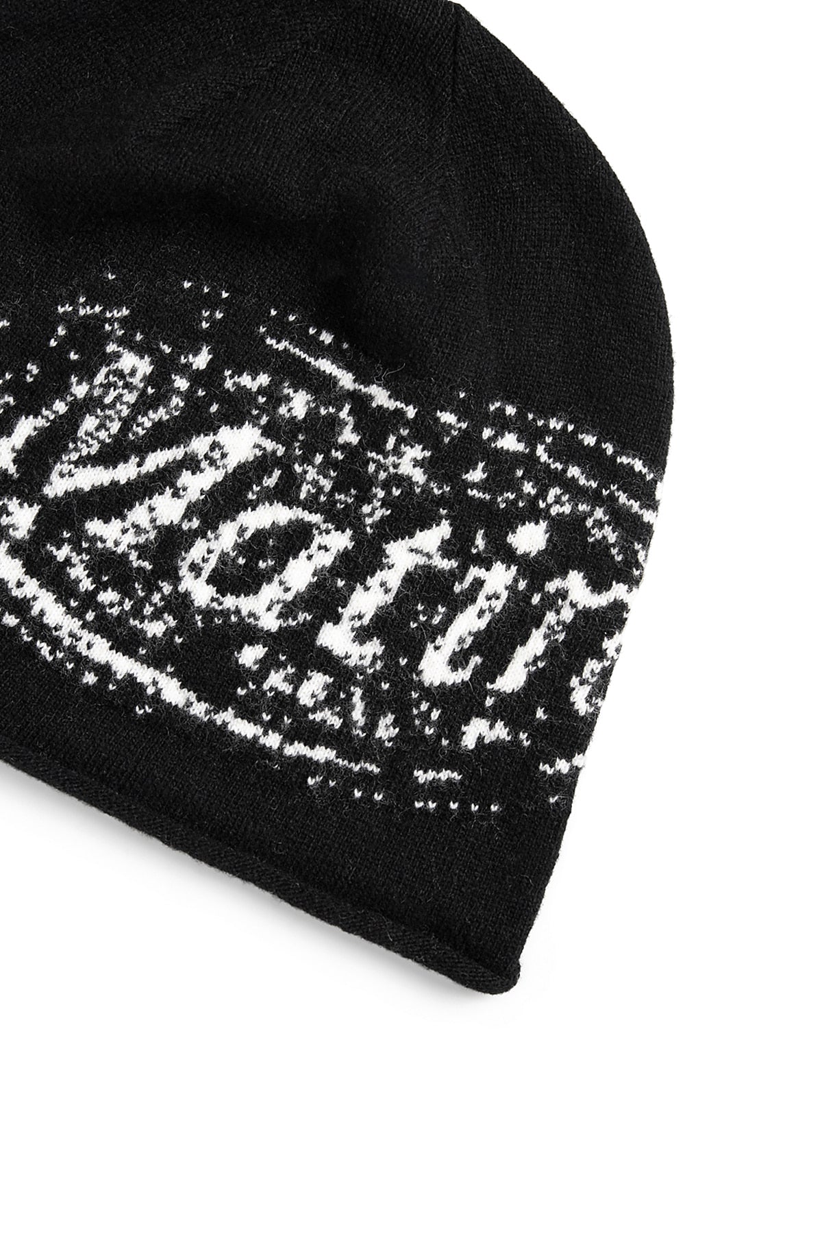 Matin Kim - Matin Stamp Beanie (Black) product image 3 | TRAB K-Fashion Australia
