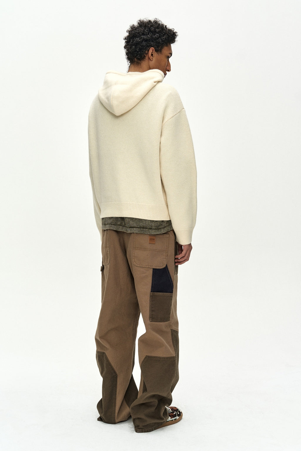 Andersson Bell - (essential) Unisex Varsity Patch Hoodie (cream) (Cream) product image 5 | TRAB K-Fashion Australia