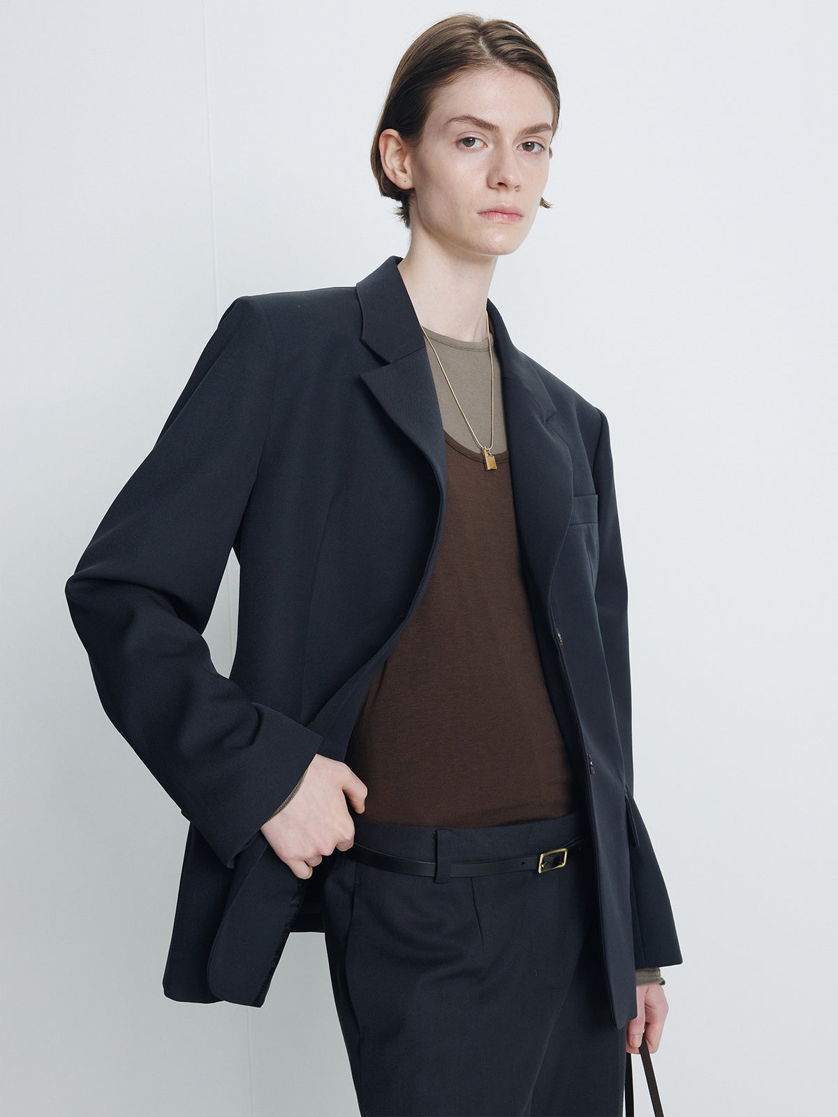 Tonywack - Single-Breasted Tailored Jacket (Charcoal) product image 9 | TRAB K-Fashion Australia