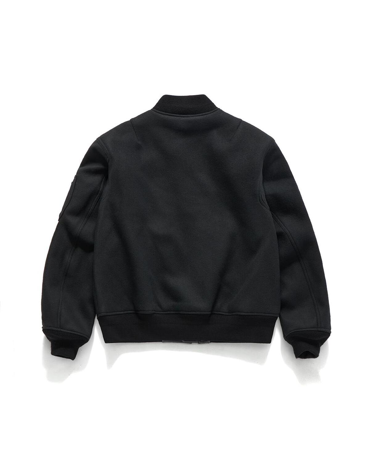 Eastlogue - Flight Ma-1 Jumper (Ashed Black Melton Wool) product image 6 | TRAB K-Fashion Australia