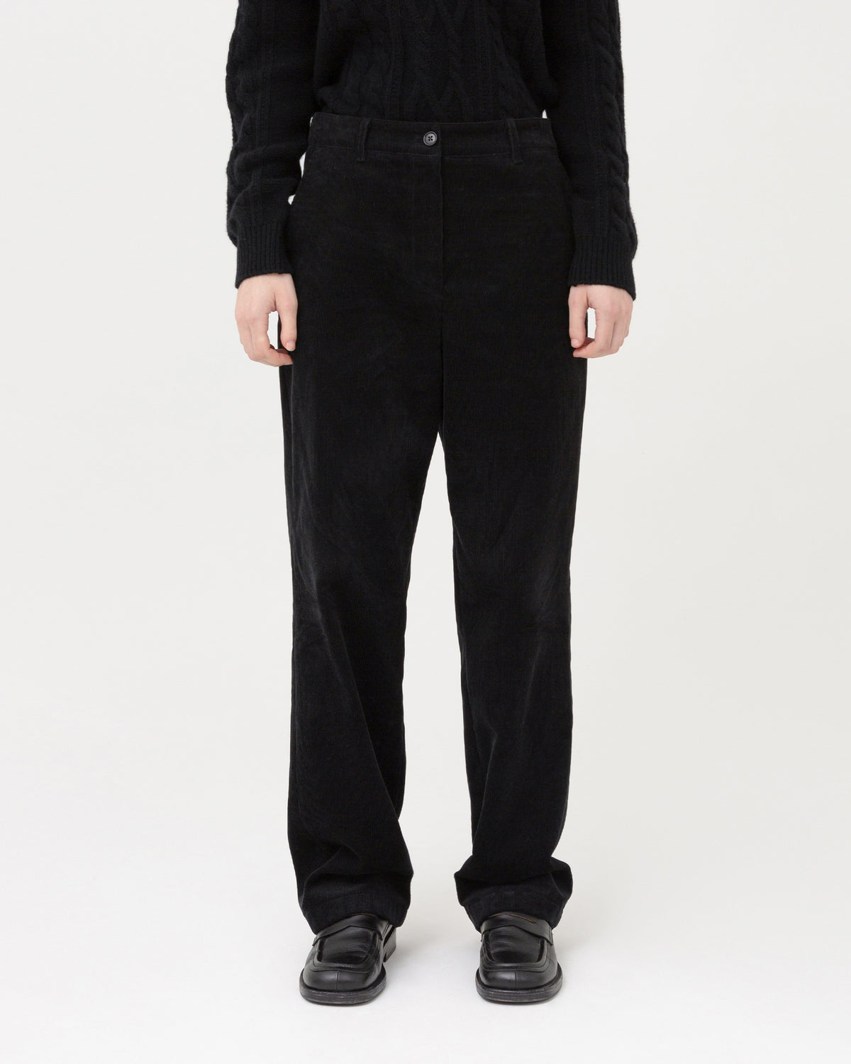 Brownyard - Corduroy Pants (Black) product image 1 | TRAB K-Fashion Australia