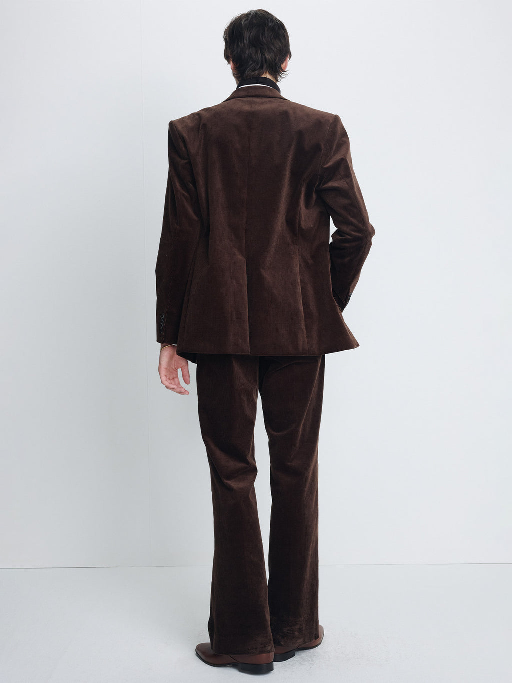 Tonywack - Corduroy Flared Trousers (Deep Brown) product image 3 | TRAB K-Fashion Australia