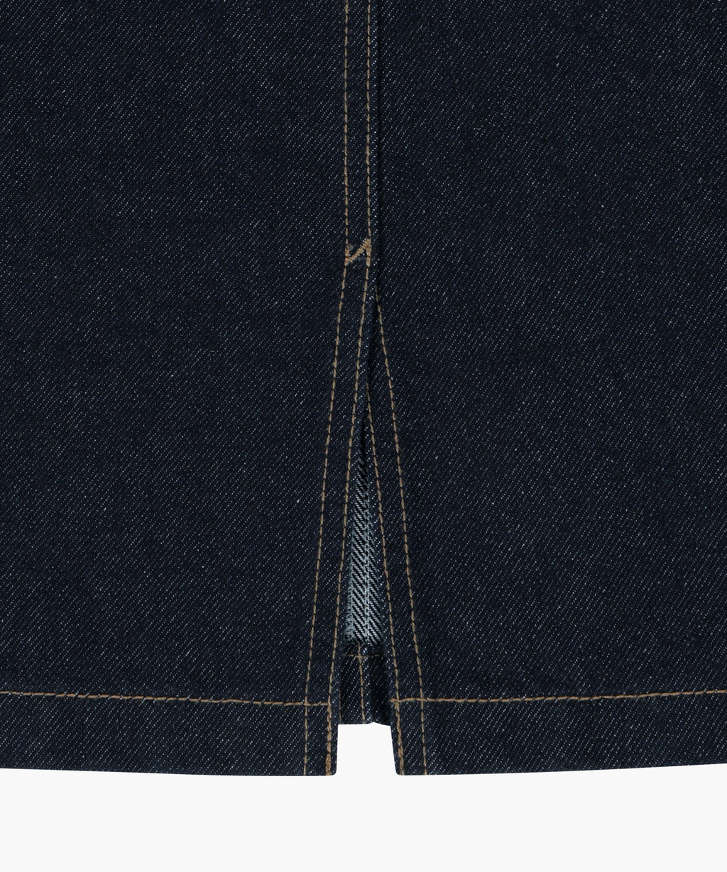 Marithe & Francois Girbaud - [Pre-order – Ships 30 Sep] H-line Denim Skirt (Indigo) product image 6 | TRAB K-Fashion Australia