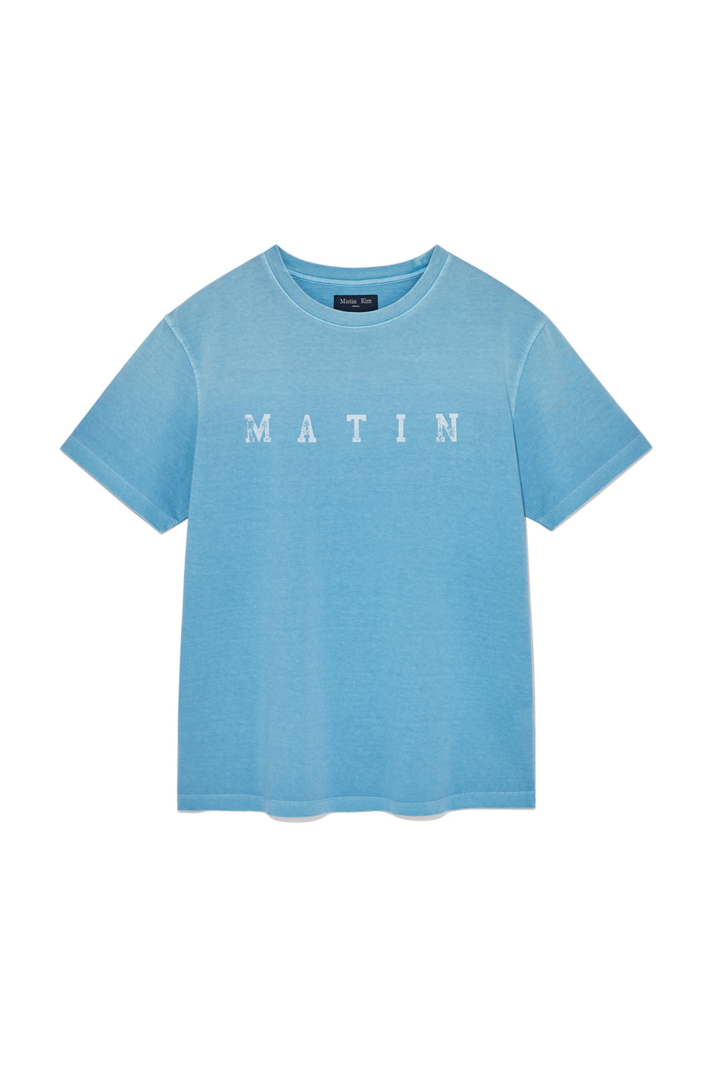 Matin Kim - Dying Point Logo Top (Blue) product image 1 | TRAB K-Fashion Australia