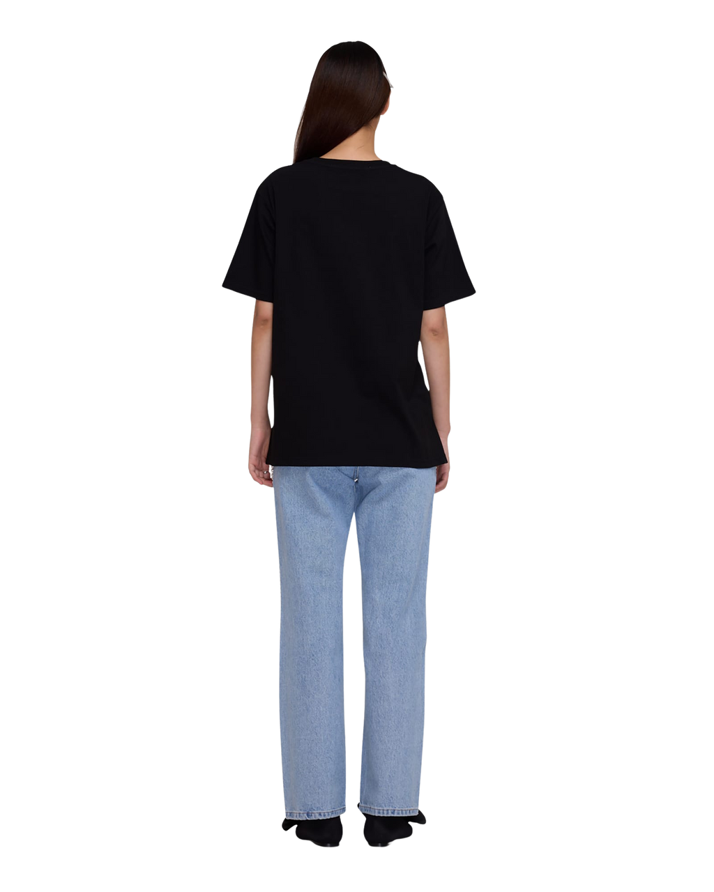 Kimhe Kim - Pearl Embellished Wide Leg Denim Pants (Sky Blue) product image 14 | TRAB K-Fashion Australia