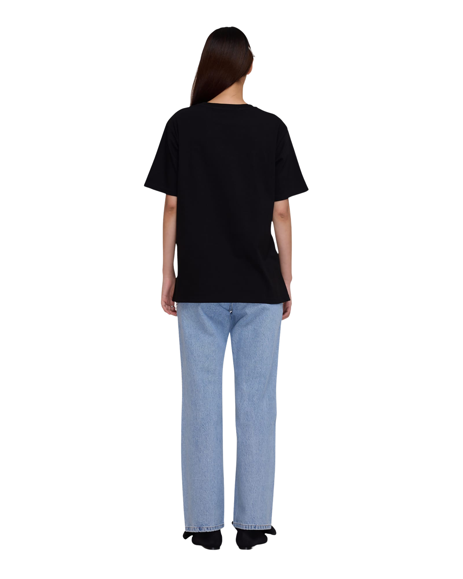 Kimhe Kim - Pearl Embellished Wide Leg Denim Pants (Sky Blue) product image 14 | TRAB K-Fashion Australia