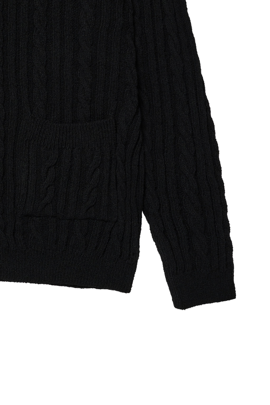 Deinet - Deinet Cable Cardigan (Black) product image 17 | TRAB K-Fashion Australia