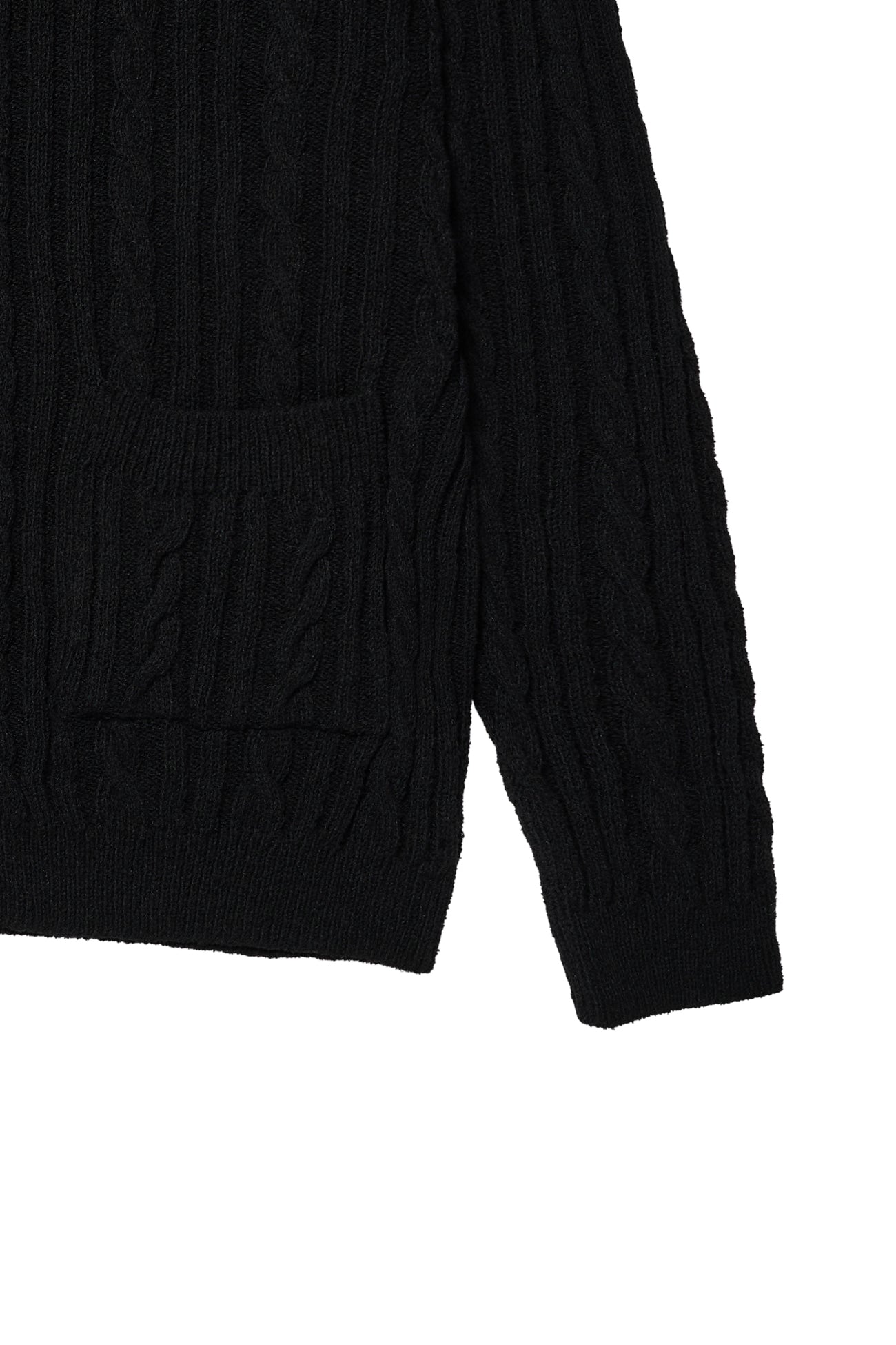 Deinet - Deinet Cable Cardigan (Black) product image 17 | TRAB K-Fashion Australia