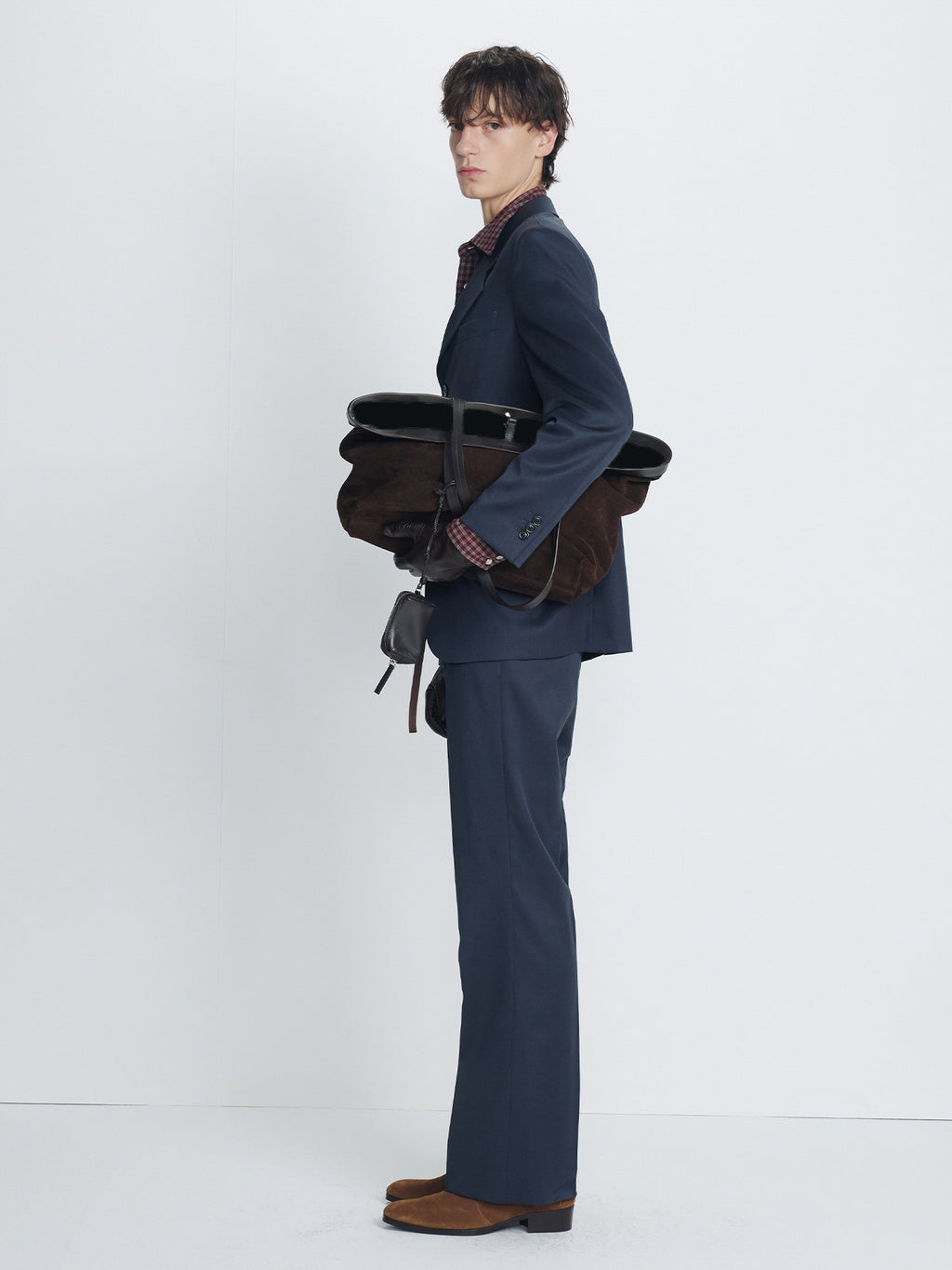 Tonywack - Wool Blend Tailored Blazer (Slate Grey) product image 2 | TRAB K-Fashion Australia