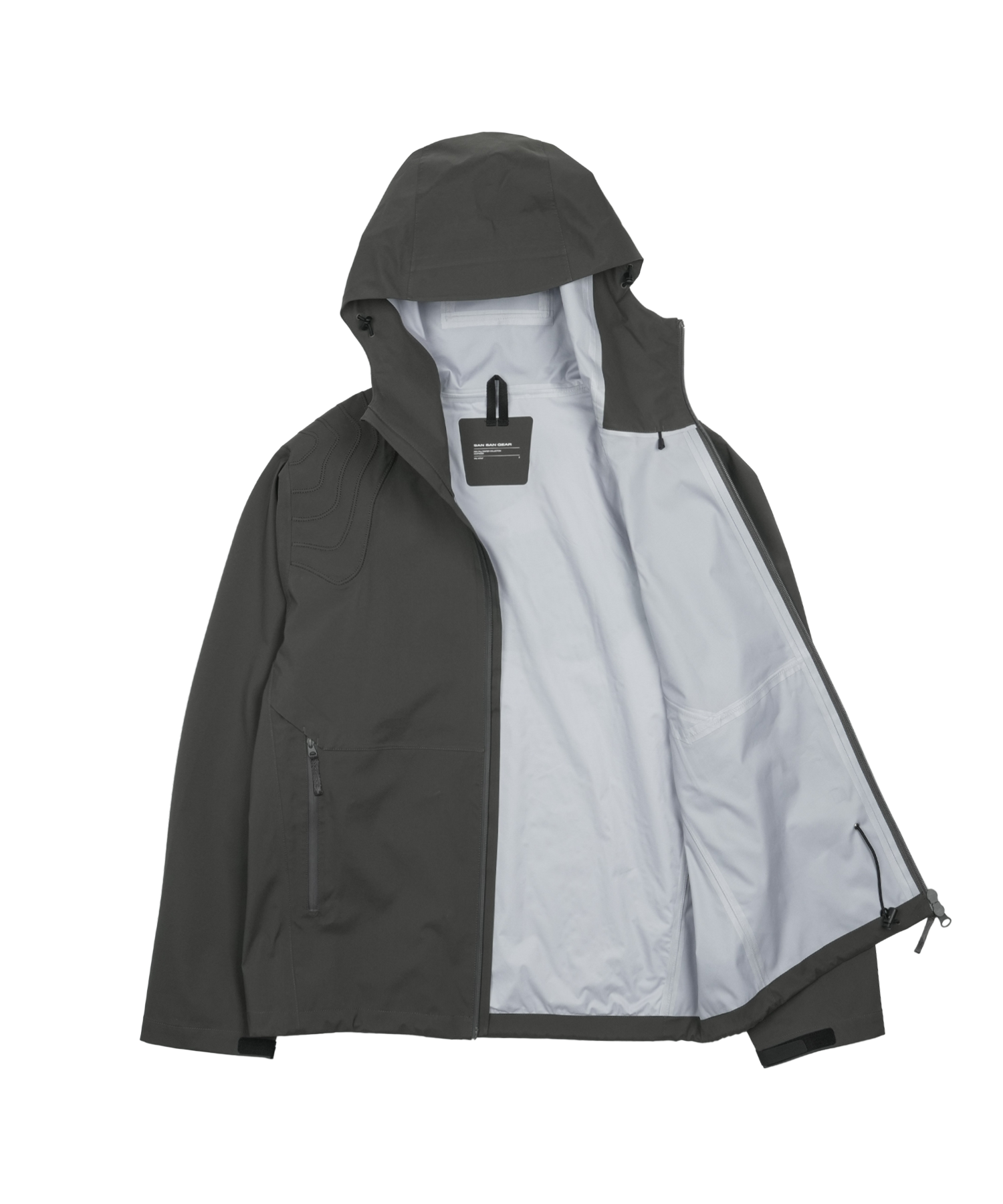 San San Gear - Alea Shell Jacket (Charcoal) product image 6 | TRAB K-Fashion Australia