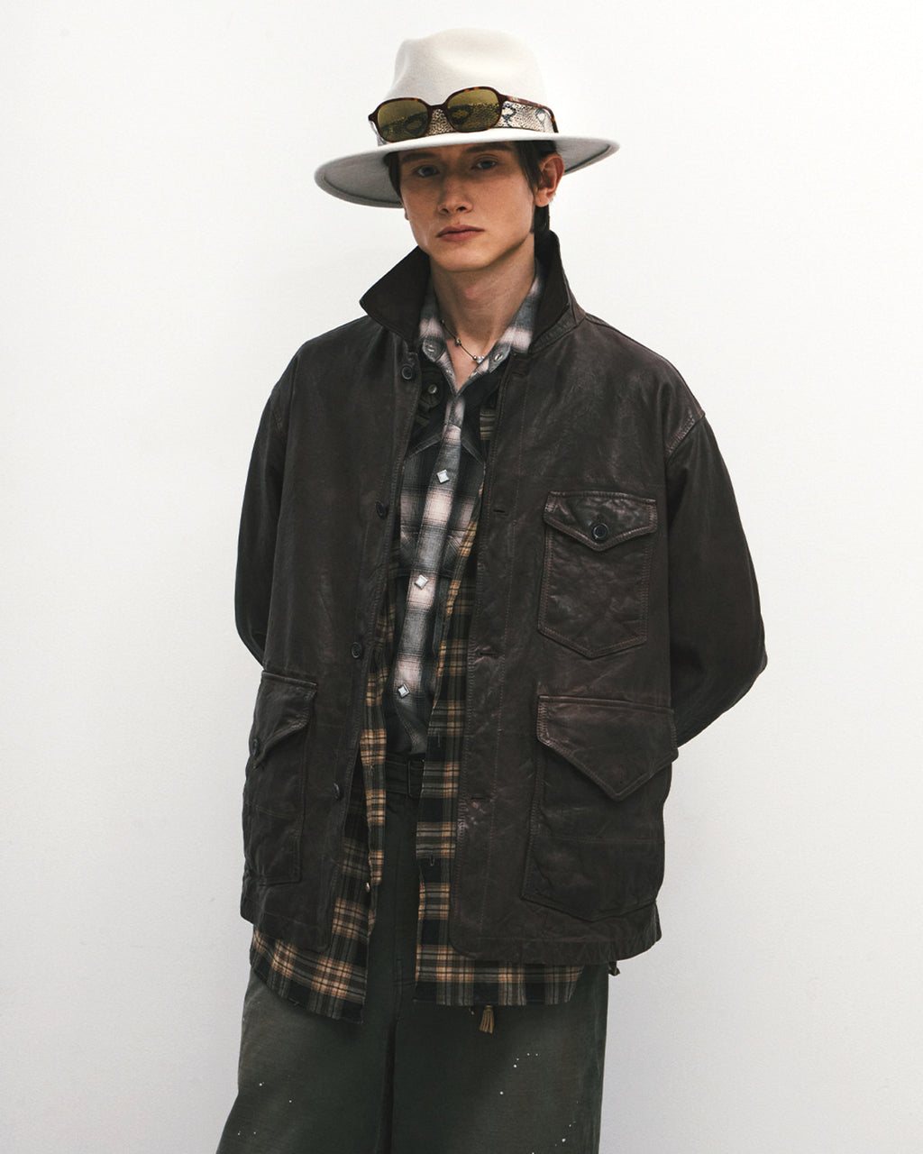 Eastlogue - Trailfinder Leather Jacket (D.brown) product image 3 | TRAB K-Fashion Australia