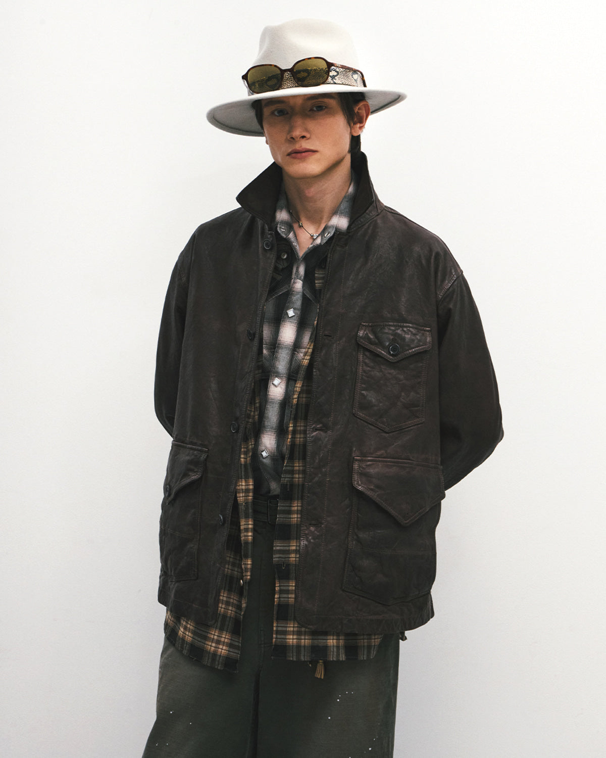 Eastlogue - Trailfinder Leather Jacket (D.brown) product image 3 | TRAB K-Fashion Australia