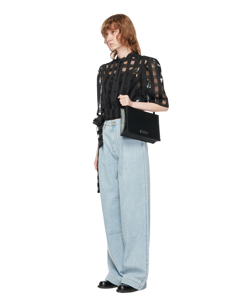 Kimhe Kim - Summer Pleated Wide Jeans (Sky Blue) product image 2 | TRAB K-Fashion Australia