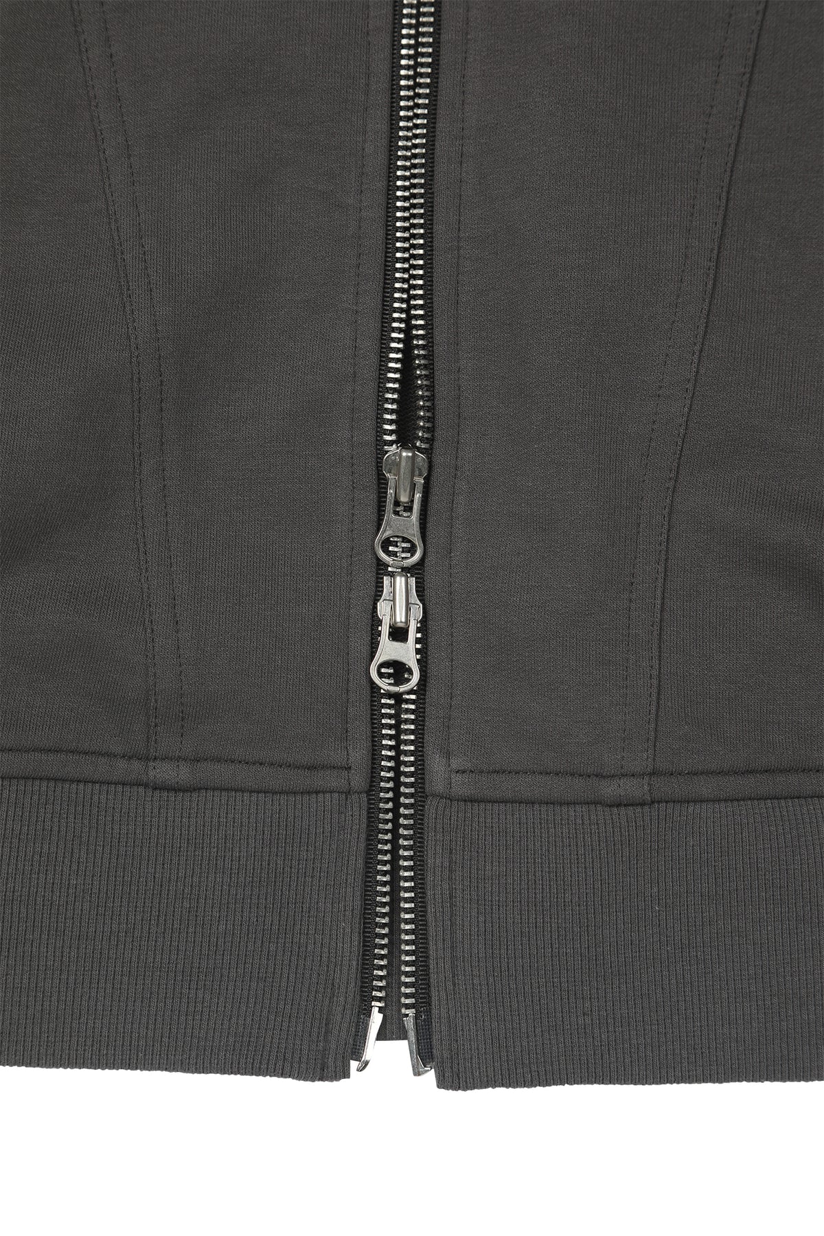 Deinet - Metal Detail Hood Zip Up (Charcoal) product image 7 | TRAB K-Fashion Australia