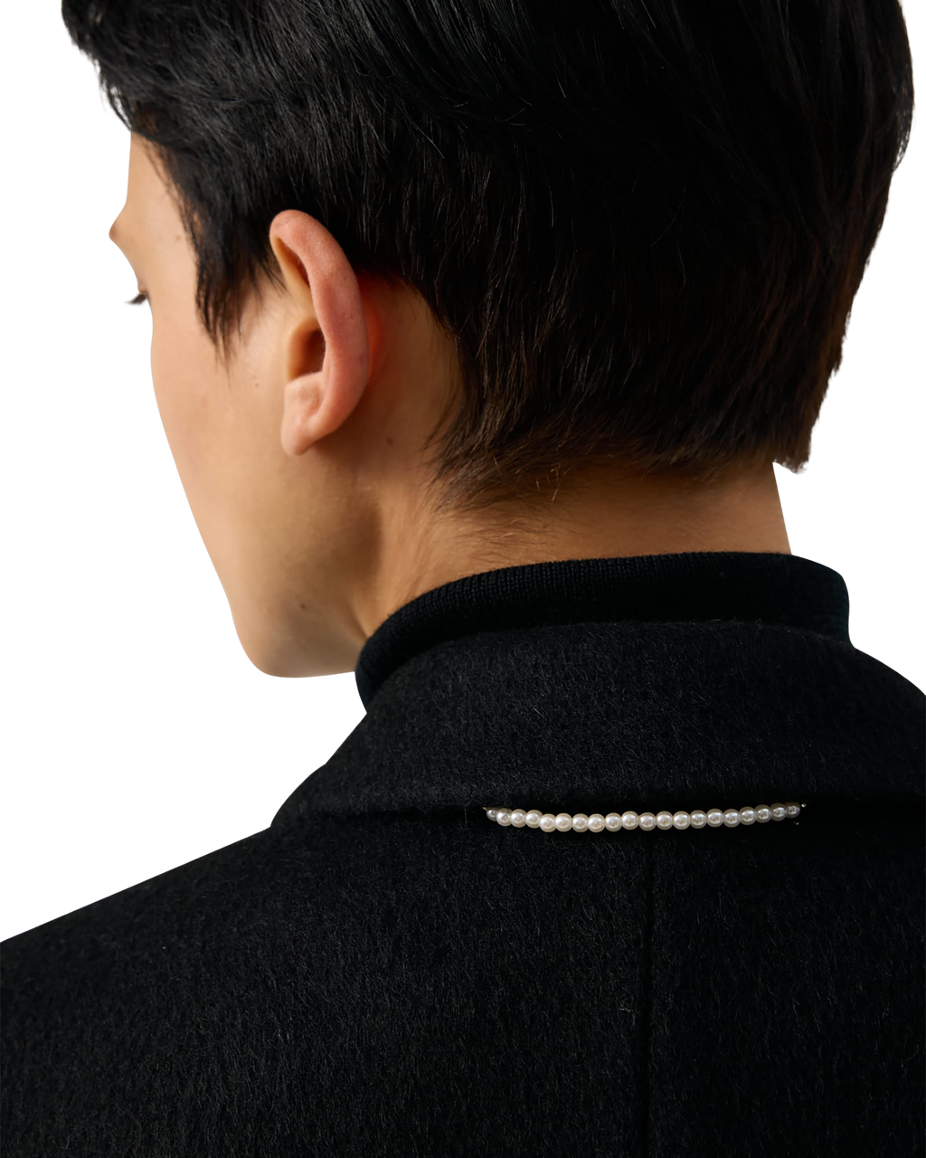 Kimhe Kim - Bi Color Double Breasted Coat (Black/Ivory) product image 26 | TRAB K-Fashion Australia