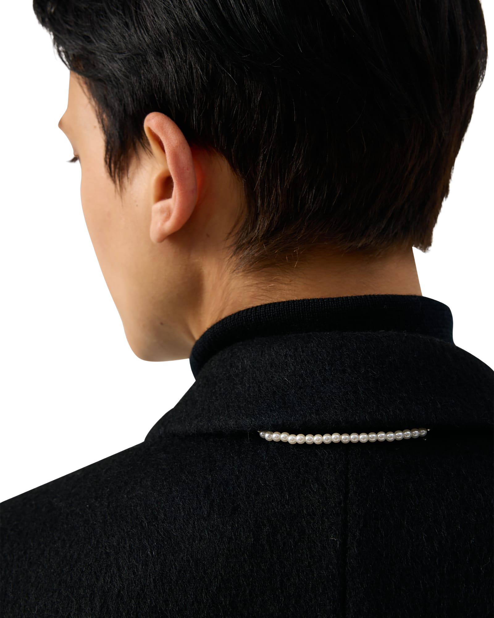 Kimhe Kim - Bi Color Double Breasted Coat (Black/Ivory) product image 26 | TRAB K-Fashion Australia