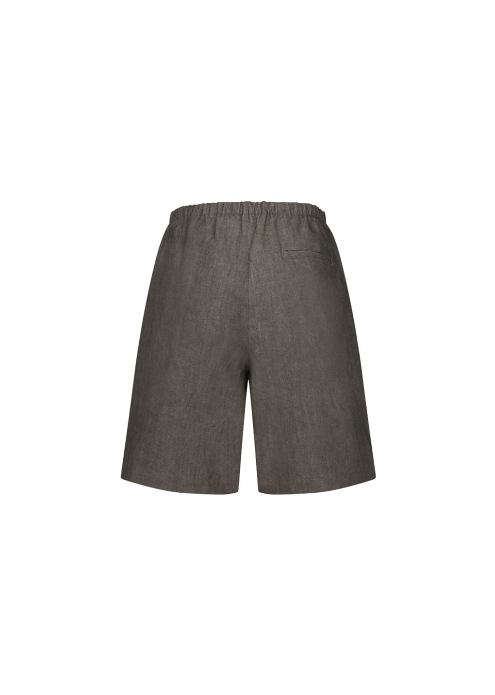 Amomento - Linen Drawstring Shorts (Brown) product image 6 | TRAB K-Fashion Australia