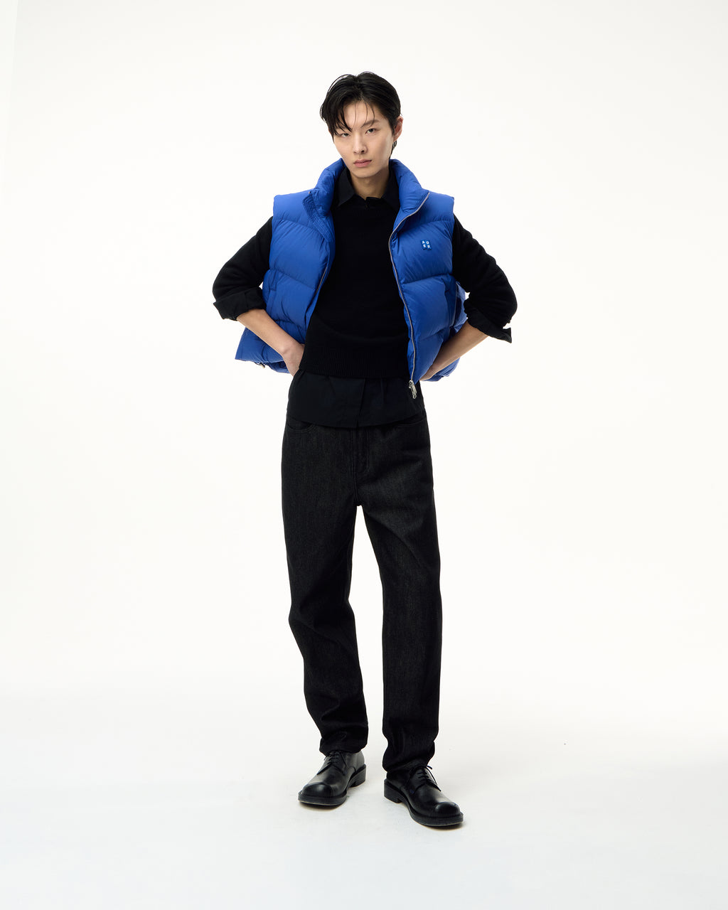 Ader Error - Sig; BL Tag puffer vest 01 (Z-Blue) product image 8 | TRAB K-Fashion Australia