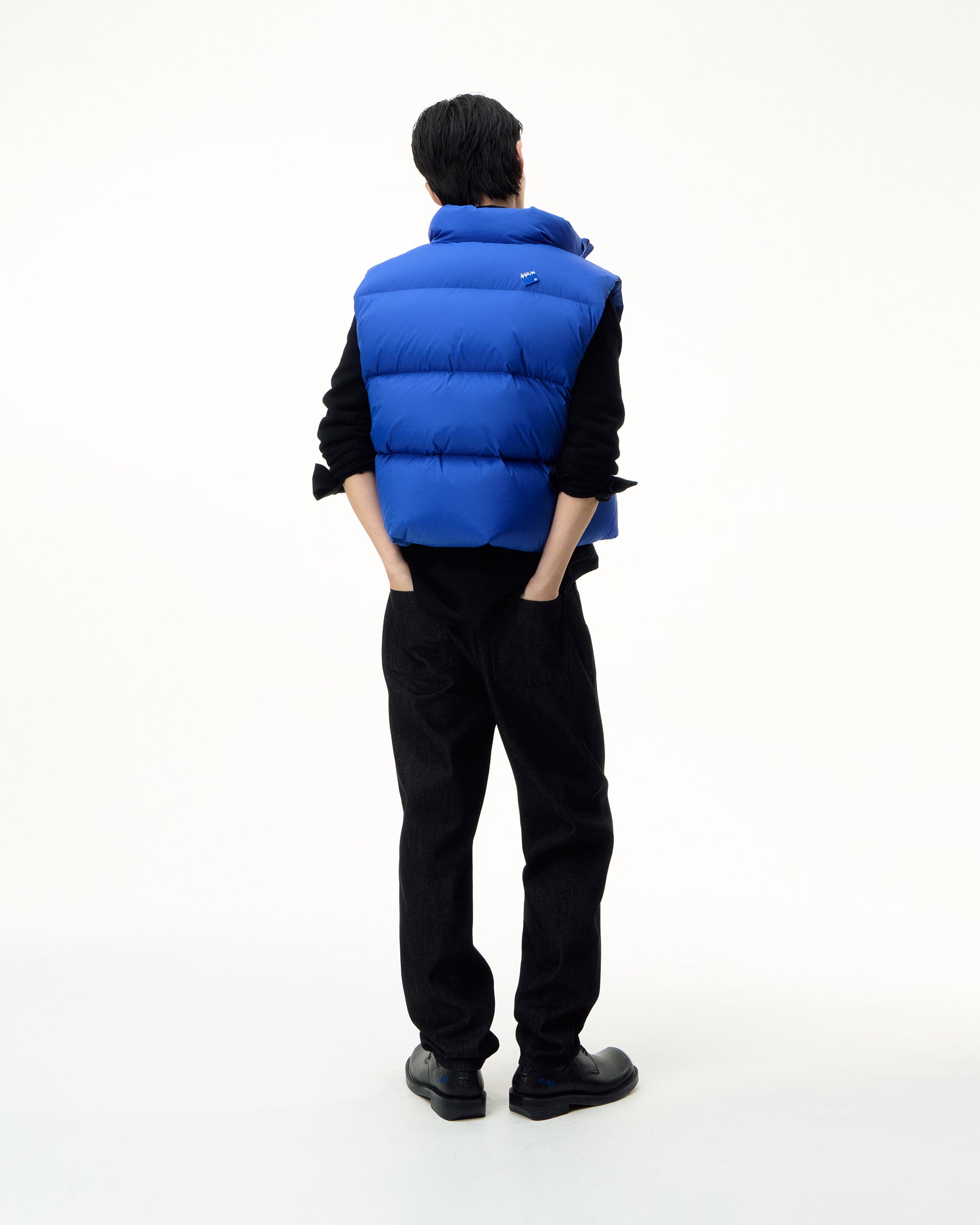 Ader Error - Sig; BL Tag puffer vest 01 (Z-Blue) product image 9 | TRAB K-Fashion Australia