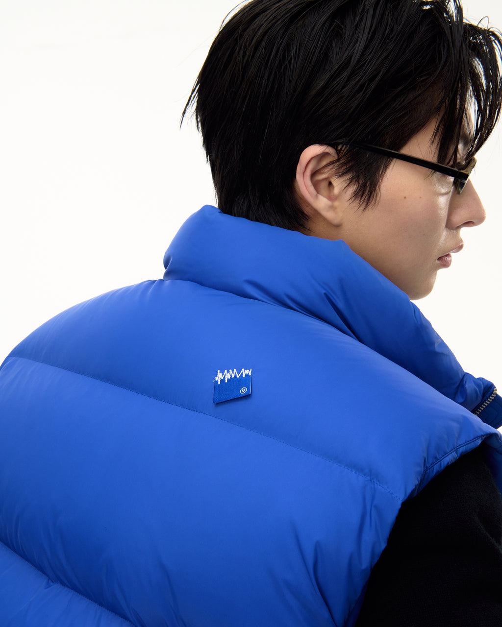 Ader Error - Sig; BL Tag puffer vest 01 (Z-Blue) product image 11 | TRAB K-Fashion Australia