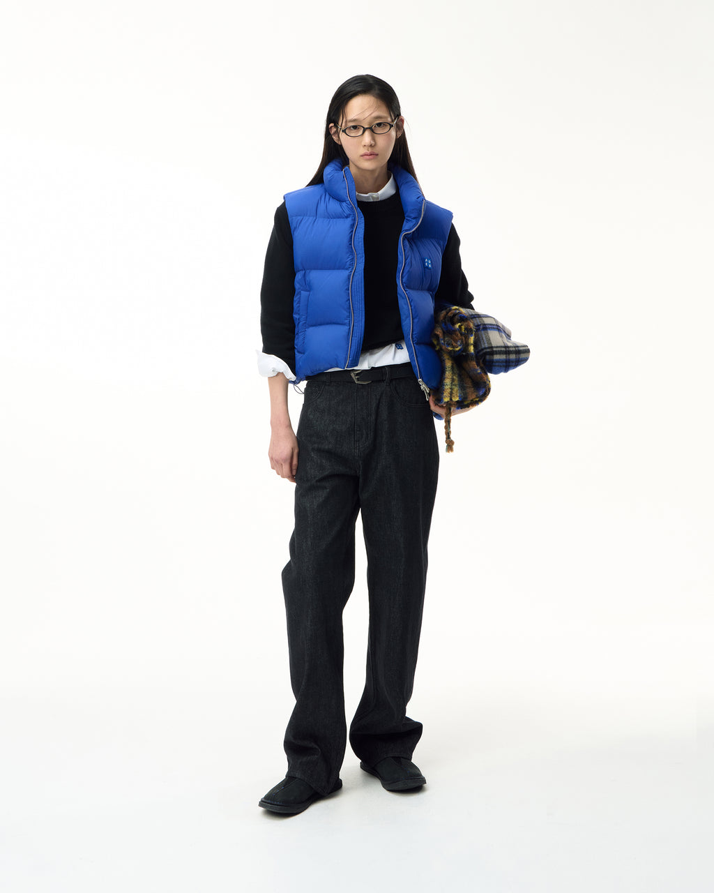 Ader Error - Sig; BL Tag puffer vest 01 (Z-Blue) product image 7 | TRAB K-Fashion Australia