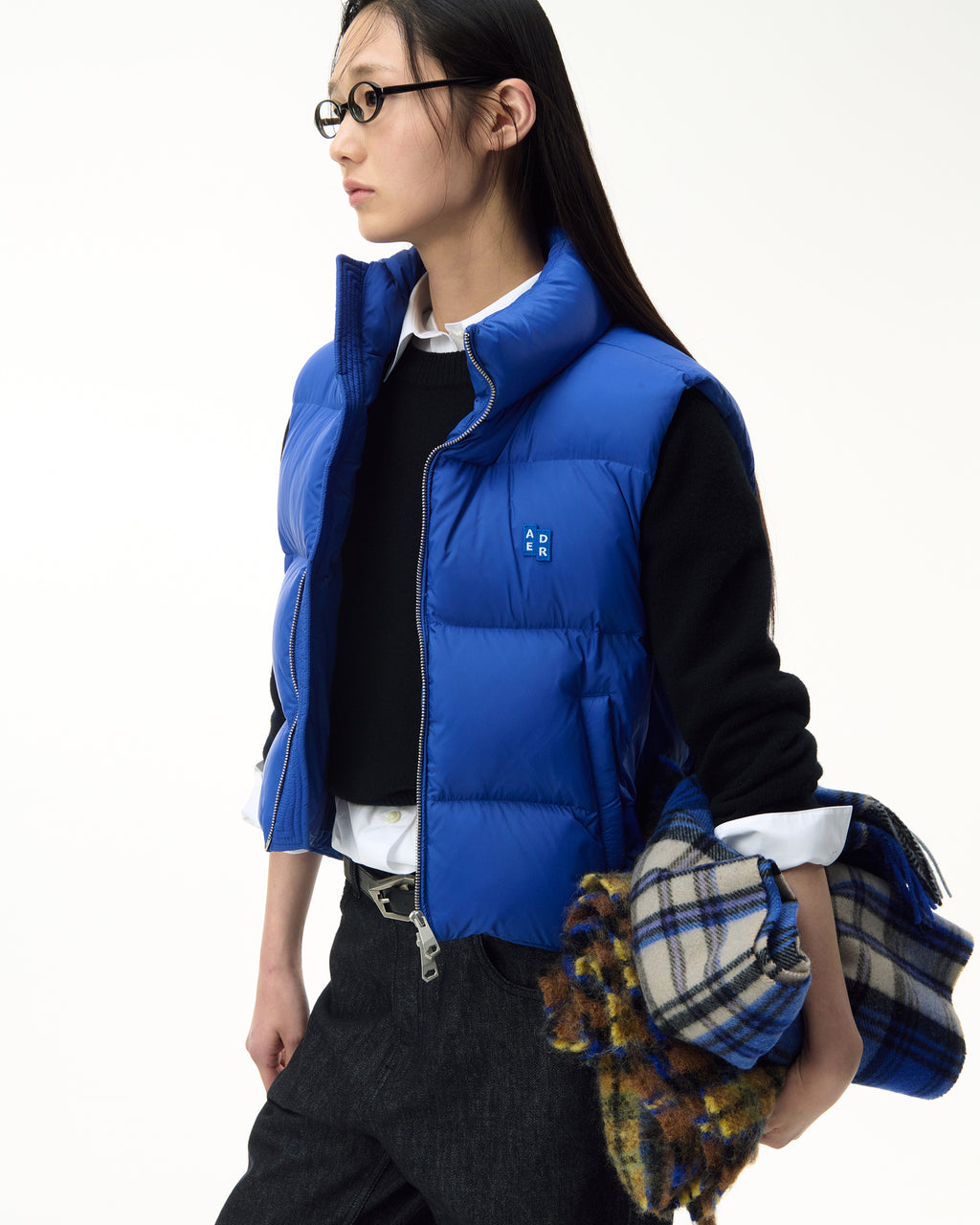 Ader Error - Sig; BL Tag puffer vest 01 (Z-Blue) product image 9 | TRAB K-Fashion Australia
