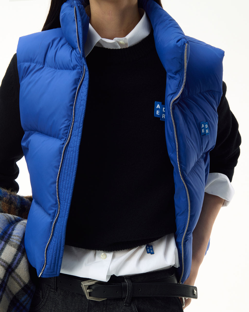 Ader Error - Sig; BL Tag puffer vest 01 (Z-Blue) product image 10 | TRAB K-Fashion Australia