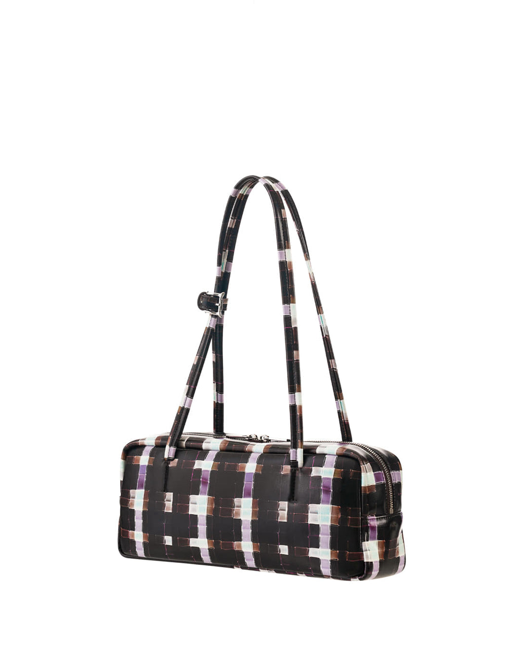 Stand Oil - Plaid Baguette Bag (Chocolate Painted Plaid) product image 3 | TRAB K-Fashion Australia