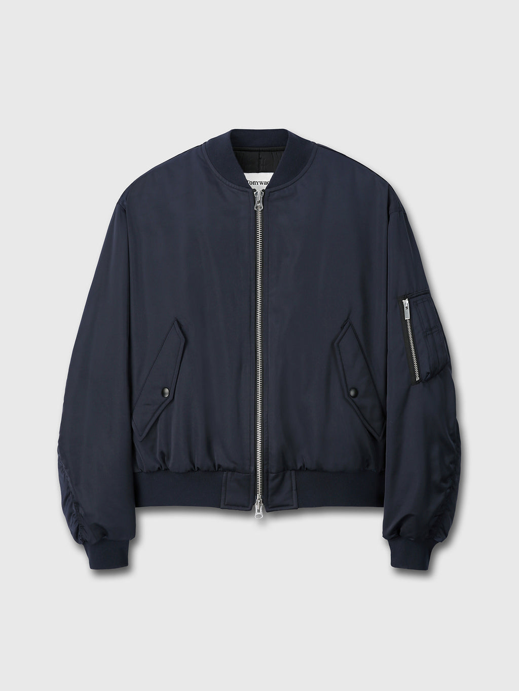 Tonywack - Recycled-Polyester Bomber Jacket (Navy) product image 9 | TRAB K-Fashion Australia