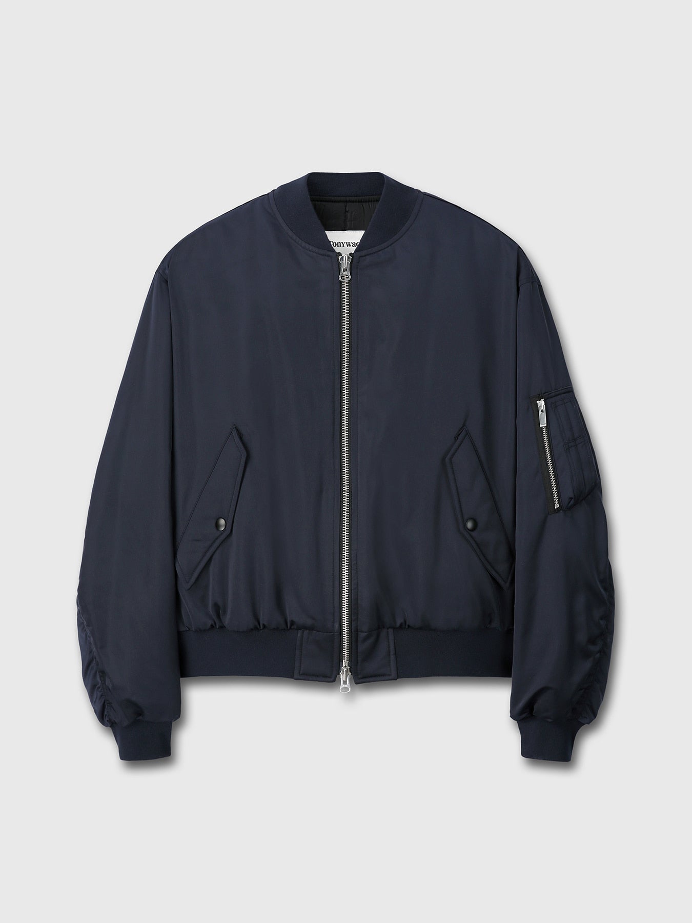 Tonywack - Recycled-Polyester Bomber Jacket (Navy) product image 9 | TRAB K-Fashion Australia