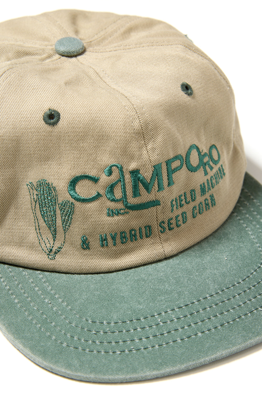Hatchingroom - Camporo Cap (Beige/Green) product image 3 | TRAB K-Fashion Australia