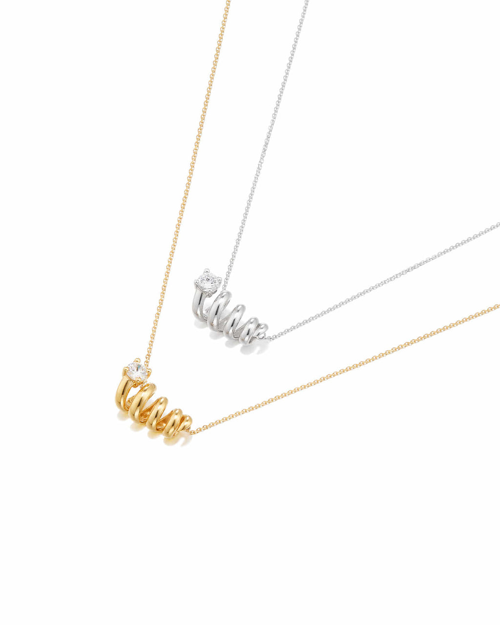 Numbering - Unbalanced Coil Pendant Necklace #8700 product image 8 | TRAB K-Fashion Australia